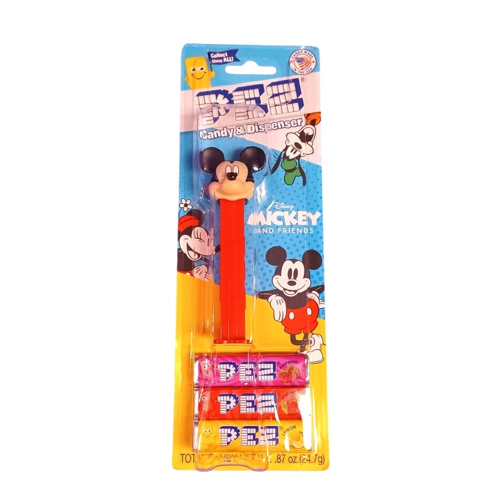 NEW Disney Mickey and Friends Mickey Mouse Red‎ PEZ Dispenser - Factory Sealed